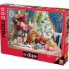 Anatolian Fluffy Kittens in the Living Room Puzzle 260pcs
