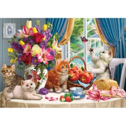 Anatolian Fluffy Kittens in the Living Room Puzzle 260pcs