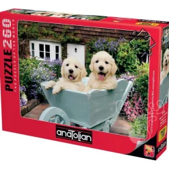 Anatolian Puppies in a Wheelbarrow Puzzle 260pcs