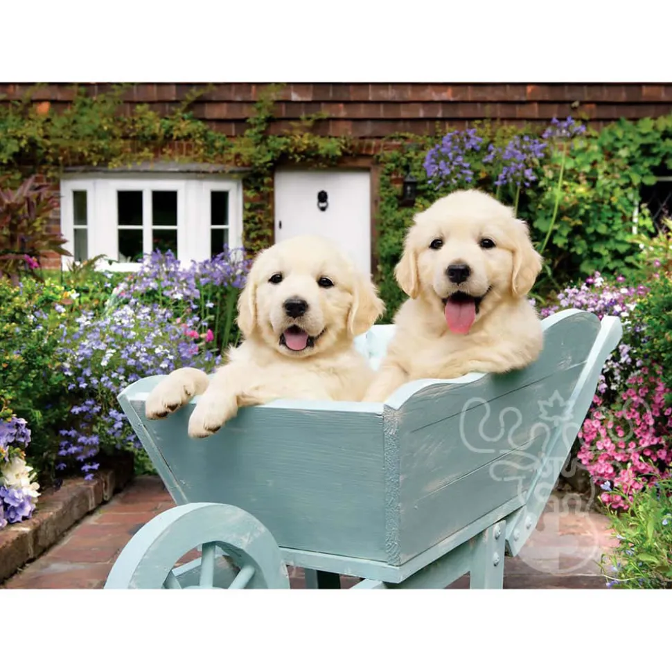 Anatolian Puppies in a Wheelbarrow Puzzle 260pcs