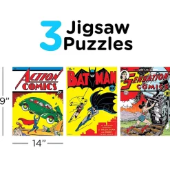 Aquarius DC Comics Puzzle 3 x 500pcs