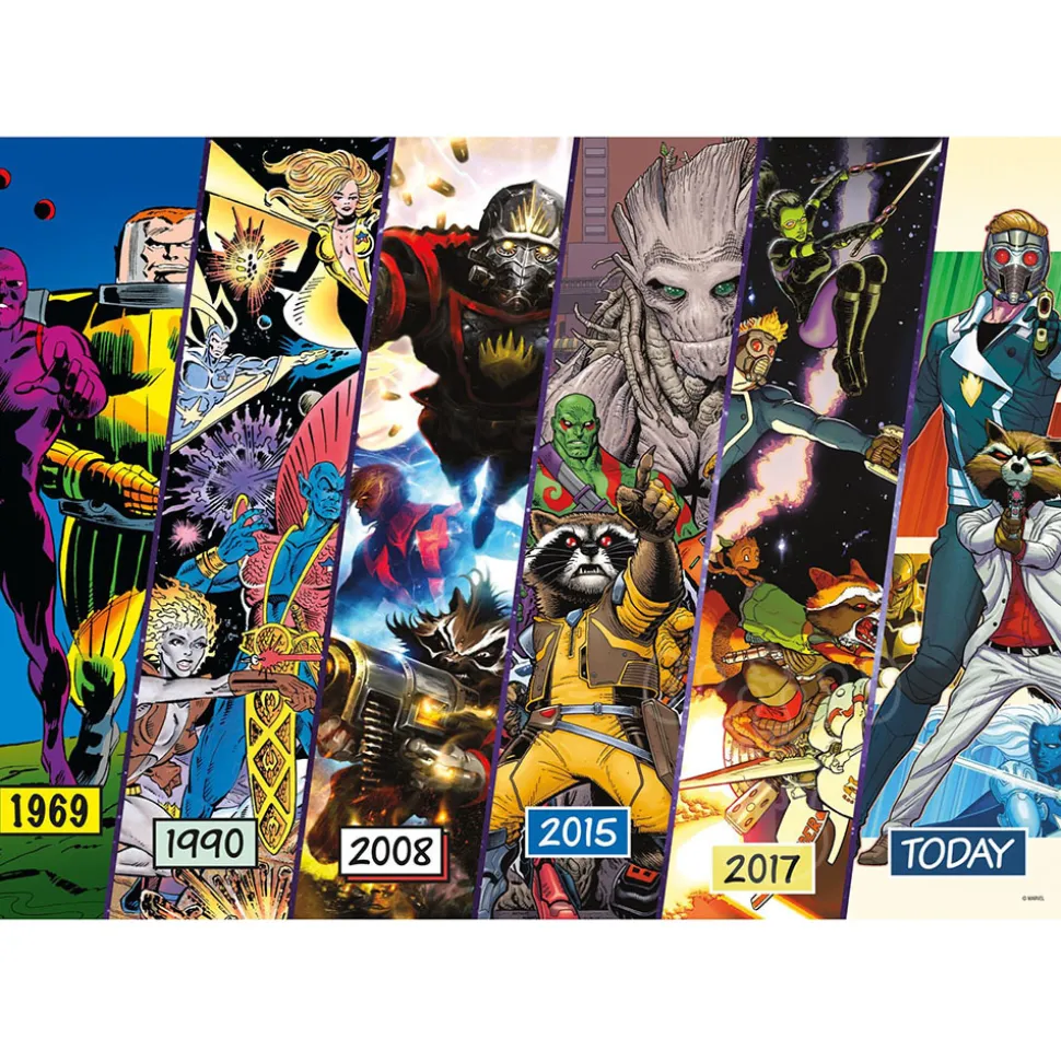 Aquarius Marvel Guardians of the Galaxy Timeline Puzzle 1000pcs