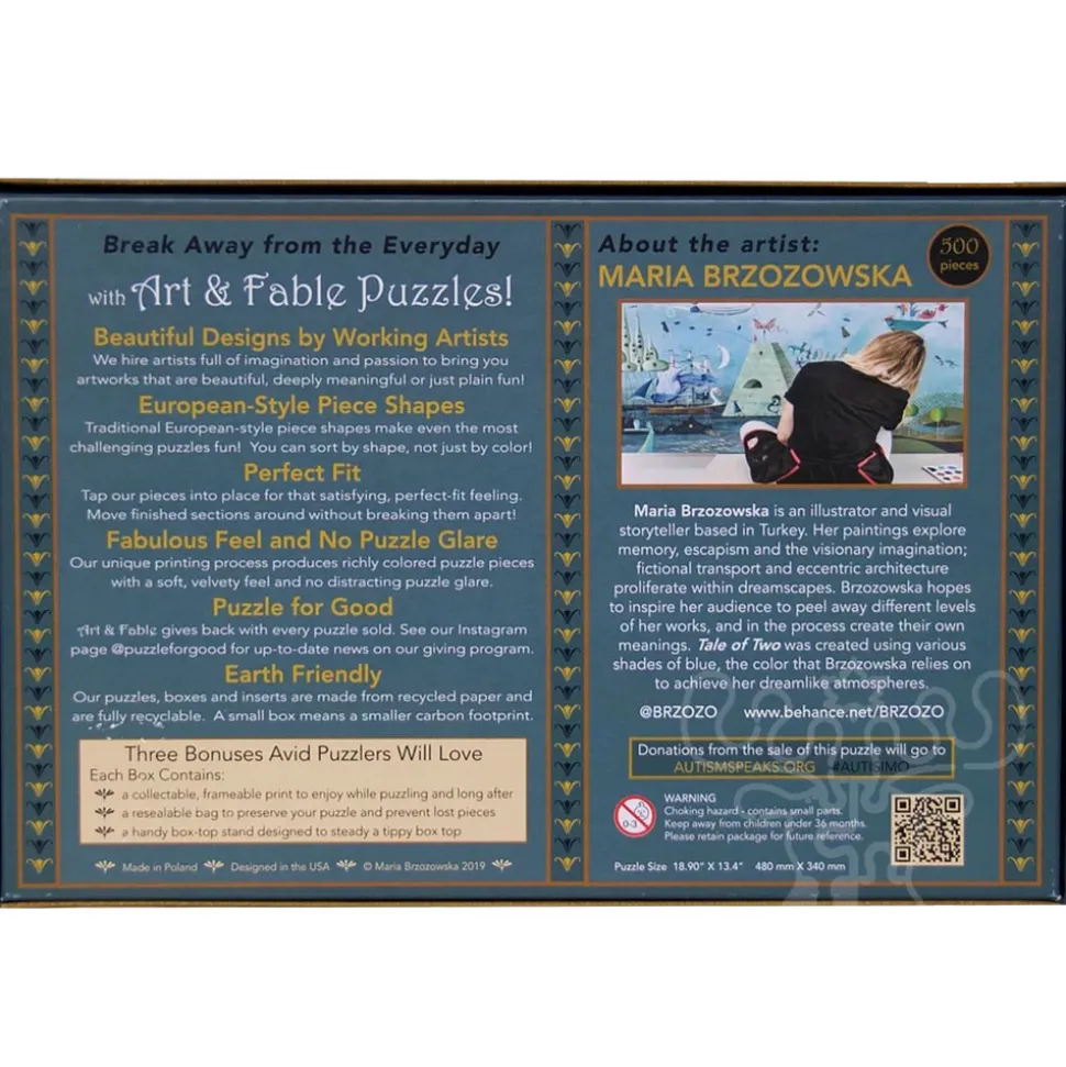 Art & Fable Tale of Two Puzzle 500pcs