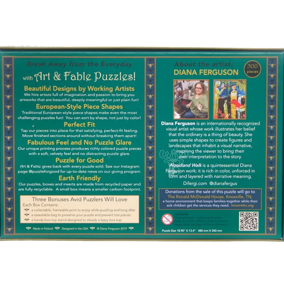 Art & Fable Woodland Walk Puzzle 500pcs