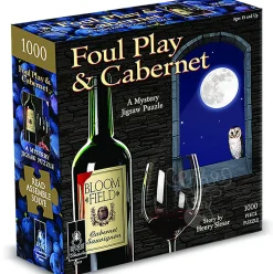 BePuzzled Classics Foul Play & Cabernet Mystery Puzzle 1000pcs