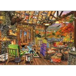 Bluebird Adirondack Porch Puzzle 1000pcs