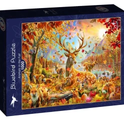 Bluebird Animals In the Fall Puzzle 1000pcs