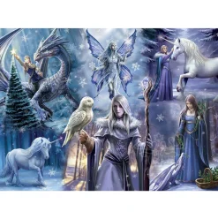 Bluebird Anne Stokes - Winter Fantasy Puzzle 1000pcs
