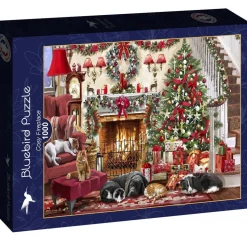 Bluebird Cosy Fireplace Puzzle 1000pcs