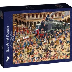 Bluebird French Train Station - François Ruyer Puzzle Puzzle 1000pcs