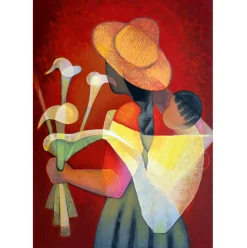 Bluebird Louis Toffoli - La Vendeuse d'Arums, 1996 Puzzle 1000pcs