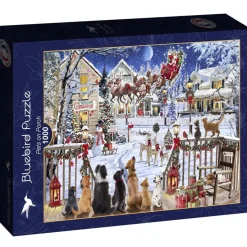 Bluebird Pets on Porch Puzzle 1000pcs