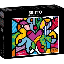Bluebird Romero Britto - Heart Butterfly Puzzle 2000pcs