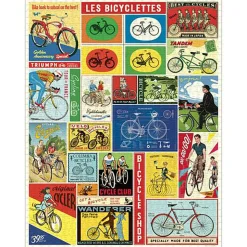Cavallini Vintage: Bicycles Puzzle 1000pcs