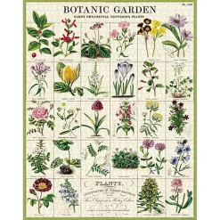 Cavallini Vintage: Botanic Garden Puzzle 1000pcs