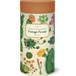 Cavallini Vintage: Cacti & Succulents Puzzle 1000pcs