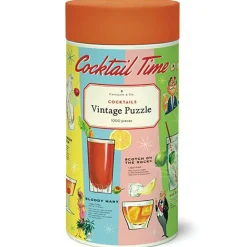 Cavallini Vintage: Cocktails Puzzle 1000pcs