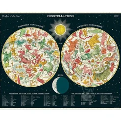 Cavallini Vintage: Constellations Puzzle 1000pcs