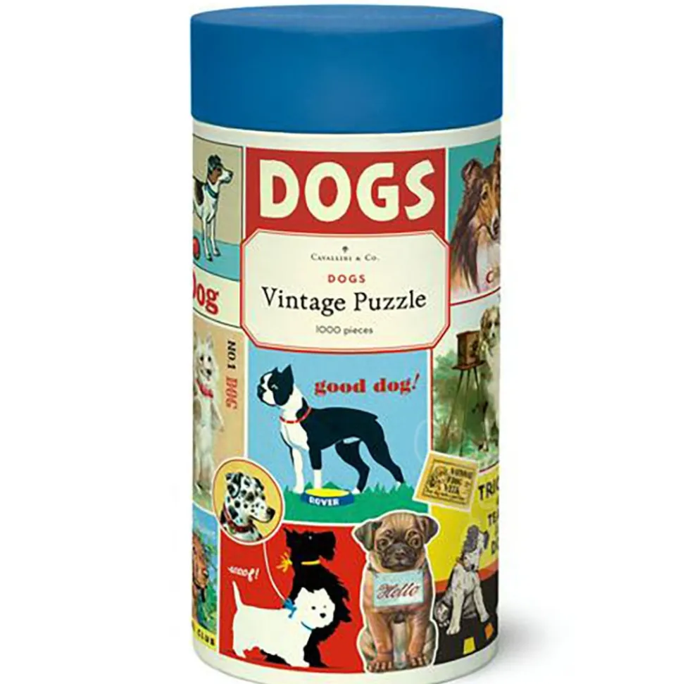 Cavallini Vintage: Dogs Puzzle 1000pcs