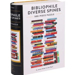 Chronicle Bibliophile Diverse Spines Puzzle 500pcs