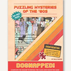 Chronicle Puzzling Mysteries of the '80s Dognapped! Puzzle 500pcs