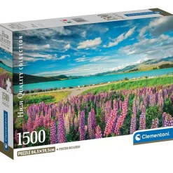 Clementoni Lupins At Lake Tekapoh Puzzle 1500pcs