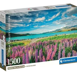 Clementoni Lupins At Lake Tekapoh Puzzle 1500pcs