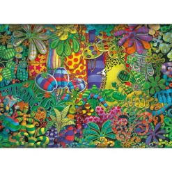 Clementoni Mordillo, Multicoloured Plants Puzzle 1500pcs - ORIGINAL BOX SIZE