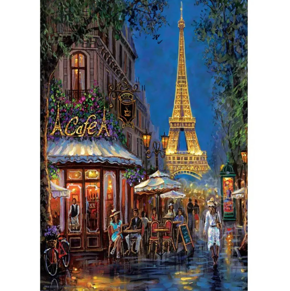Clementoni Night At The Eiffel Café Puzzle 500pcs