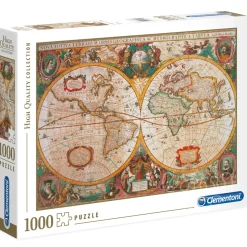Clementoni Old Map Puzzle 1000pcs - ORIGINAL BOX SIZE