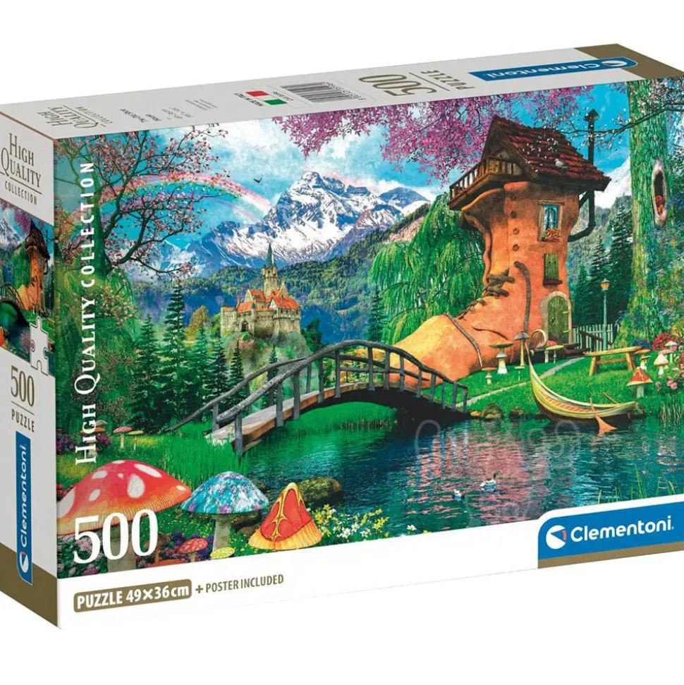 Clementoni The Old Shoe House Puzzle 500pcs