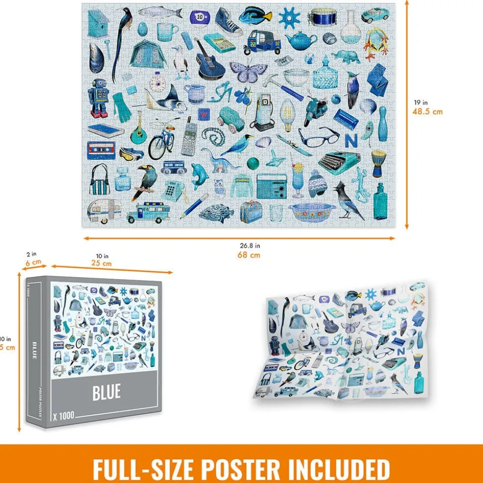 Cloudberries Blue Puzzle 1000pcs