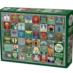 Cobble Hill Art Nouveau Tiles Puzzle 1000pcs