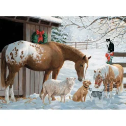 Cobble Hill Barnyard Greetings Tray Puzzle 35pcs