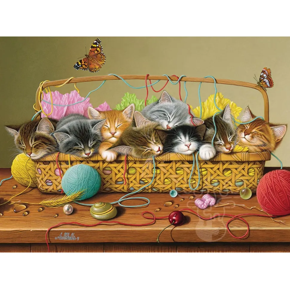 Cobble Hill Basket Case Family Puzzle 350pcs