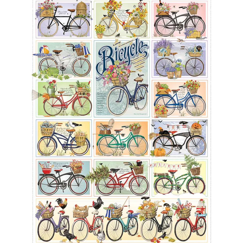 Cobble Hill Bicycles Puzzle 1000pcs