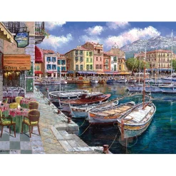 Cobble Hill Cafe in Cassis Puzzle 1000pcs