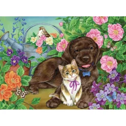 Cobble Hill Calico and Chocolate Tray Puzzle 35pcs