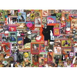 Cobble Hill Catsville Puzzle 1000pcs RETIRED