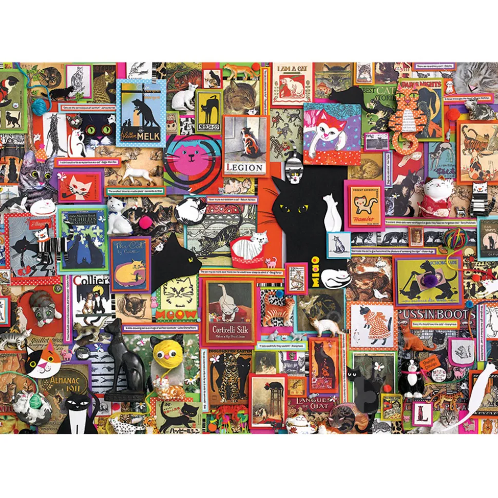 Cobble Hill Catsville Puzzle 1000pcs RETIRED