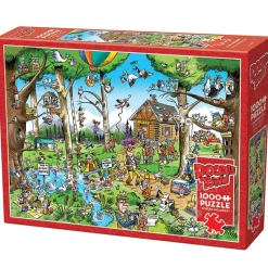 Cobble Hill DoodleTown: Birdwatcher's Paradise Puzzle 1000pcs