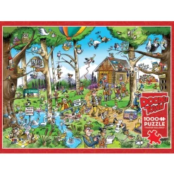 Cobble Hill DoodleTown: Birdwatcher's Paradise Puzzle 1000pcs