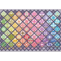 Cobble Hill Four Square Quilt Blocks Puzzle 2000pcs