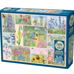 Cobble Hill Garden Birds in Summer Puzzle 500pcs
