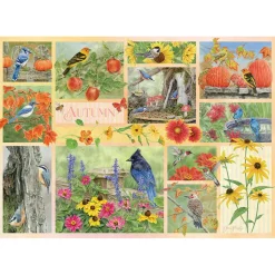 Cobble Hill Garden Birds in Autumn Puzzle 500pcs