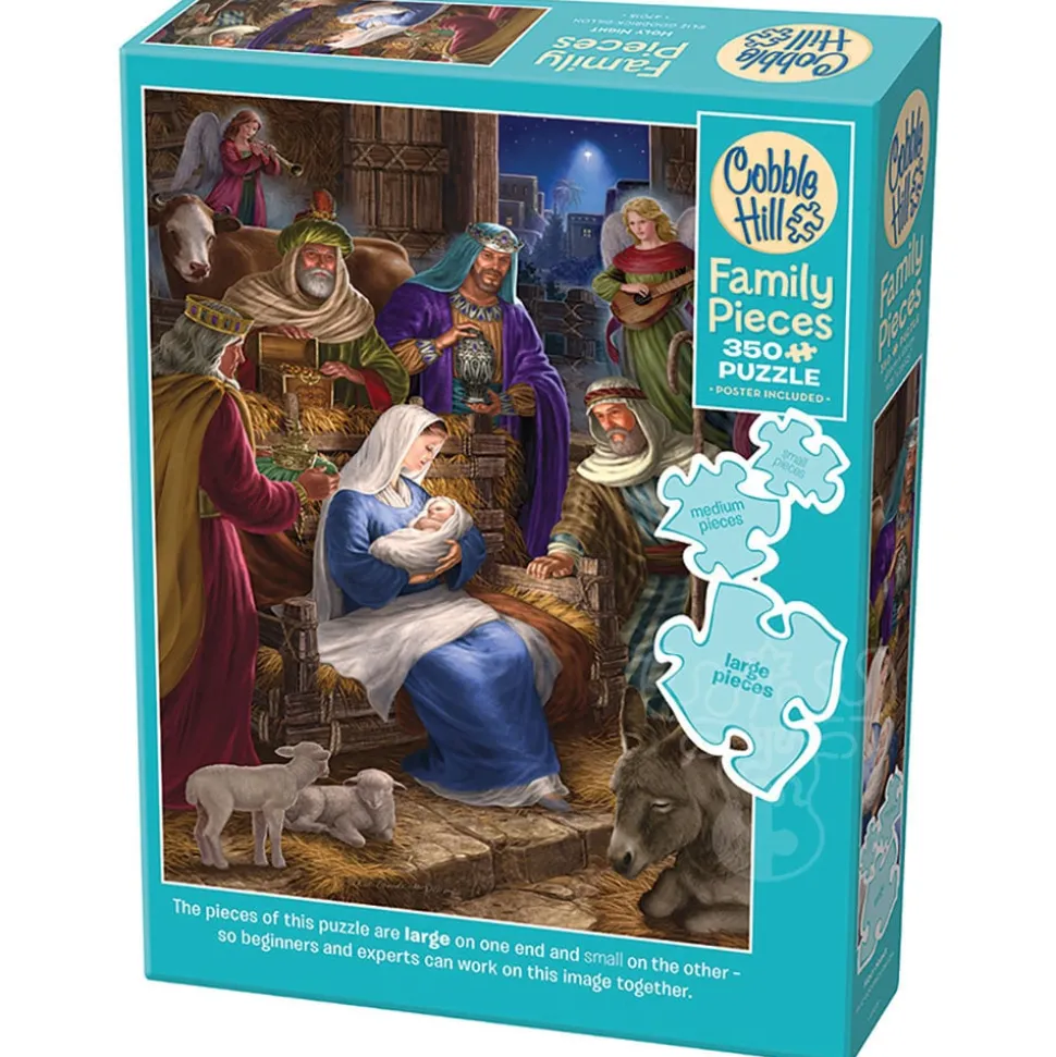 Cobble Hill Holy Night Family Puzzle 350pcs