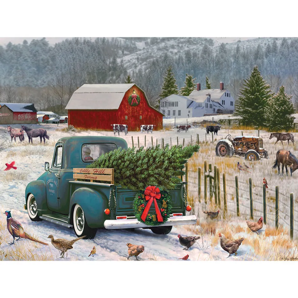 Cobble Hill Home for Christmas Puzzle 1000pcs