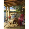 Cobble Hill Lake Cabin Labrador Tray Puzzle 35pcs
