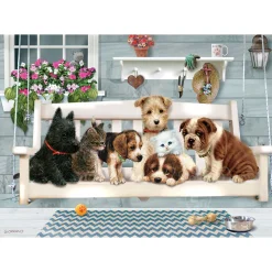 Cobble Hill Porch Pals Family Puzzle 350pcs