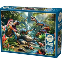 Cobble Hill Prehistoric Beasts Puzzle 500pcs